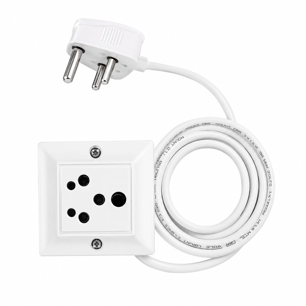 ArshRaj Electronics 16A Heavy Duty Power Extension Board | Single Socket | 1.5 Sq.mm Pure Copper Wire | 2 Meter Cable | 3 Pin Plug Top | Extension Board for Home, Kitchen, Office & Heavy Appliances-image-28