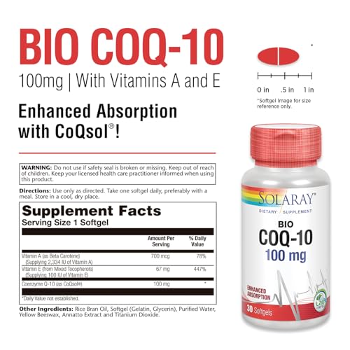 Image of SOLARAY Bio CoQ-10 100 mg, 30 CT