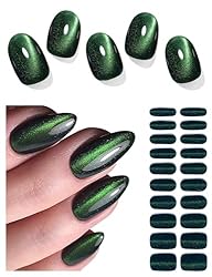 【Nail Art Stickers Set】- Each box comes with 20 gel nail strips in 10 different sizes for the perfect match. It also comes with 2 prep pads, 1 nail file, and 1 wooden stick. 【Salon-Quality】- Our semi cured nail strips are cured 60% in advance to keep...