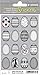 Produktbild HERMA Happy Easter Sticker, Papier, Eier-Set Schwarz Weiss, 16 x 9 cm