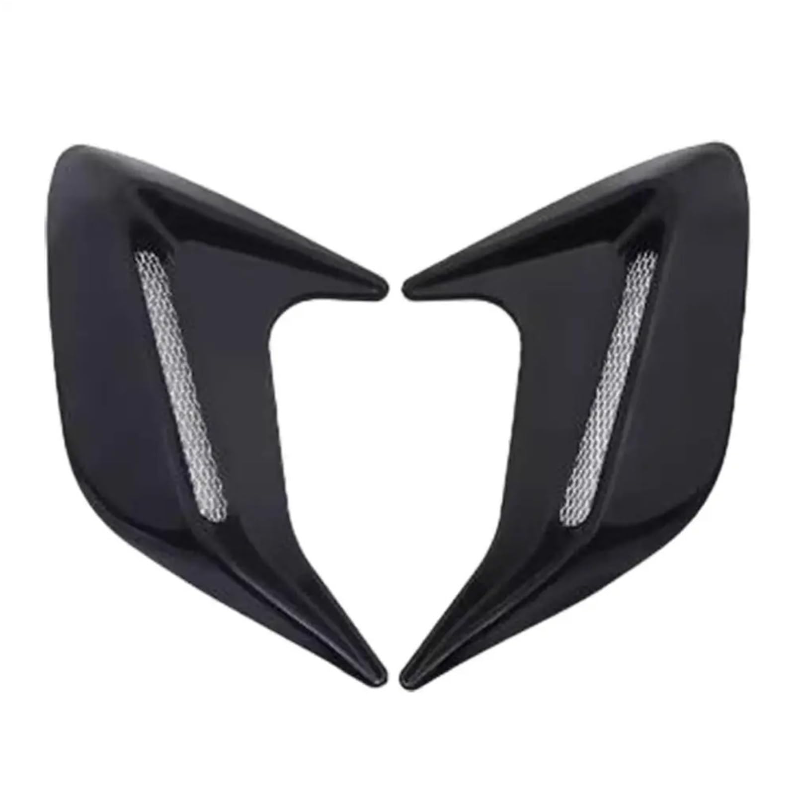 Car Side Wing Trim Car Side Vent Sticker Air Flow Sticker Shark Vent Outlet Trim(A)