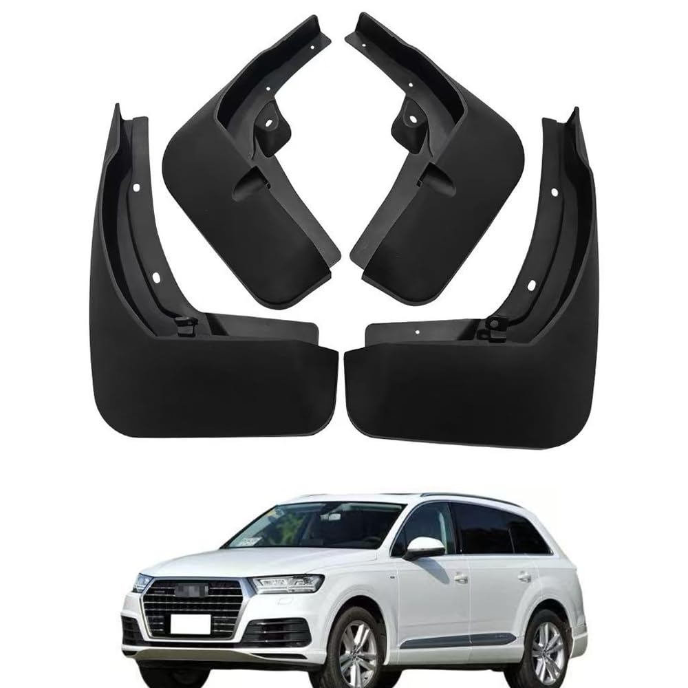 QIZUN 4pcs Car Front Rear Mud Flaps for Audi Q7 sports 2016-2019