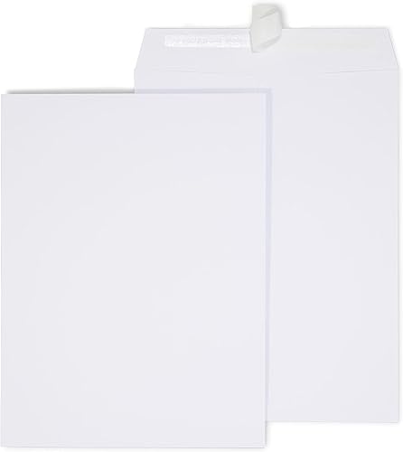 Staples EasyClose Sobres para catálogo, 9 pulgadas de largo x 12 pulgadas de alto, blanco, 500/caja (ST479885N-CCVS)