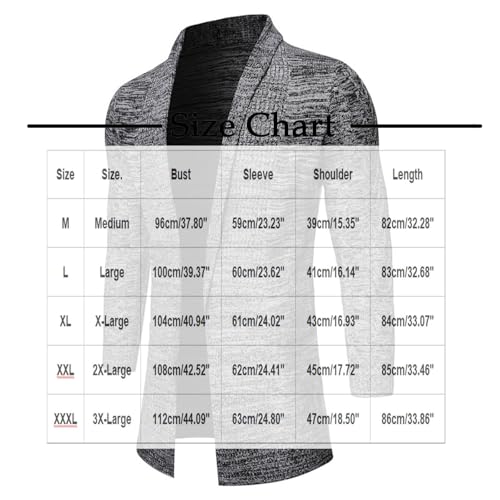 Mens Fashion Cardigan Sweater, Long Sleeve Shawl Collar Lapel Slim Fit Knit Cardigan Open Front Sweaters with Pockets2