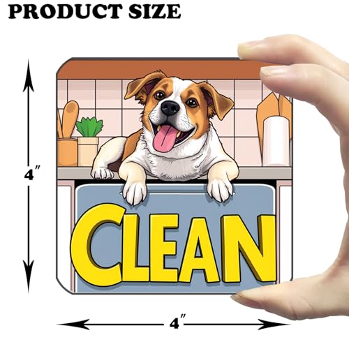 Imán decorativo para lavavajillas con diseño de perro miniatura 5