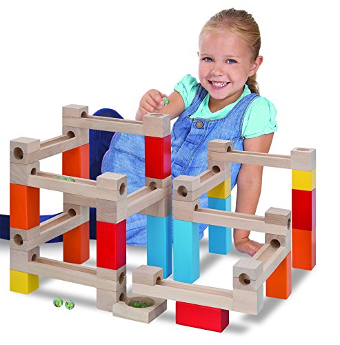 Eichhorn 100002021 – großer Kugelbahn Bausatz – 47 teilig – variabel aufbaubar - 2