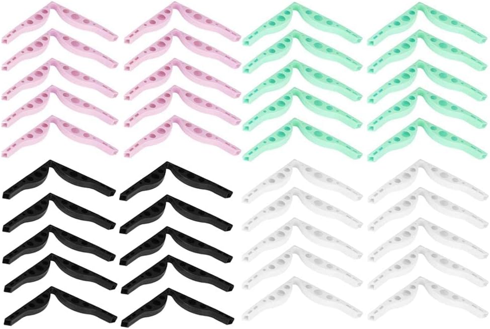40Pcs DIY Silicone Nose Bridge Pads Fogging Clips | Self Adhesive Sponge Strip for Glasses -fogging | Ultimate DIY Face Mouth Cover Nose Bridge Accessories | Handmade Crafting