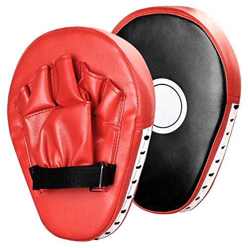 Pattes d’ours,YTTX Mitaines de Punch en Cuir Bouclier Courbe pour Boxe Taekwondo Muay Thaï MMA Cible l'Entraînement de Sport de Combat