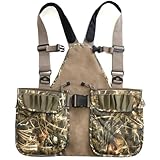 HUNTPAL Upland Hunting Vest with Fleece Pocket for Hunter in Winter, Tactical Vest with Game Pouch and Shell Holders, Bird Hunting Backpack with Adjustable Chest/Waist Belt