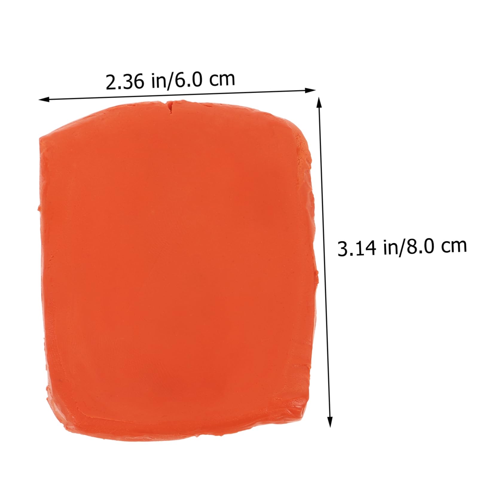 5 Set Dell'autolavaggio Argilla Macchine Plastilina Prodotti per La Pulizia Dell'auto Accessori per La Pulizia Dell'auto Dettagli Auto Gomma da Cancellare Arancia 4 Pezzi*5