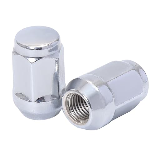 Miniatura 4 de Tuercas de llanta de 12 x 20 12-20 cromadas de 0.748 in (34 pulgadas) hexagonales de 1.38 pulgadas de largo, juego de 20 tuercas de rueda de bellota