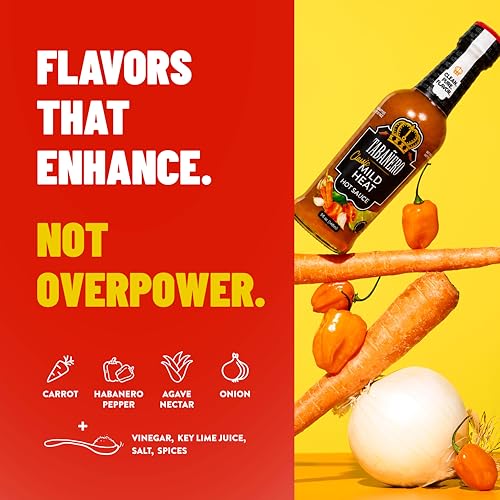 Image of Tabanero Classic Mild Heat Hot Sauce, All Natural, Small Glass Bottle, 5 oz