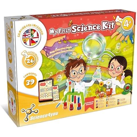 Science4you My First Science Kit - Science Kits for Kids Age 4+ with Science Lab Experiments, Art and Crafts Activities, Create Rainbows - STEM Set, Toys, Games, Gifts for Boys & Girls 4+ Year olds Cover