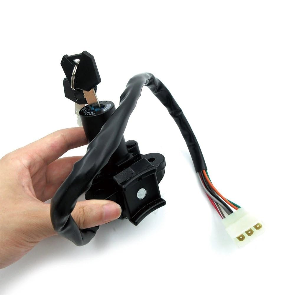 Contacteur D'allumage + Serrure De Bouchon D'huile Pour Kawasaki ZX7R / ZX9R / ZXR400 - Ensemble Avec Clés - Remplacement Barillet De Clé - 12