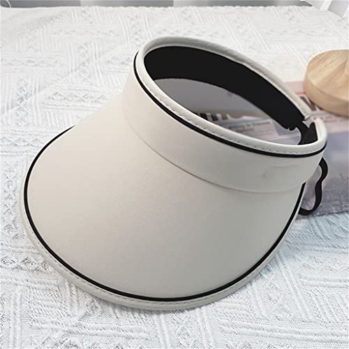 Chapeau de soleil femme grand bord visière masque anti-UV