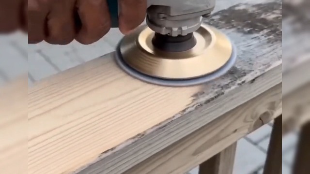 Image of 3PCS Wood Grinding Disc Set for Angle Grinder, Carbon Steel Shaping Wheel Attachments, 4 Inch and 4.5 Inch Angle Grinder Discs for Wood Sanding Carving and Finishing (Gold)