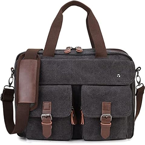 RAVUO Bolsa Mensajero para Ordenador portátil 17 Pulgadas Cover