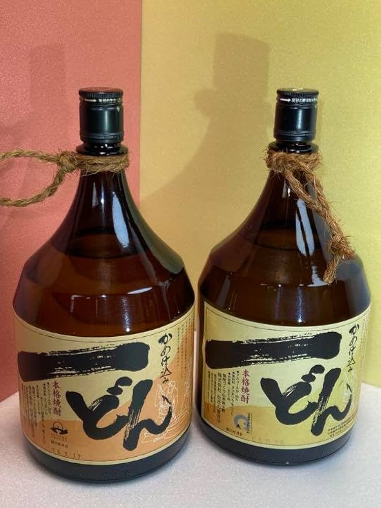 かめ仕込み 本格焼酎 一どん2本セット Amazon.co.jp: 一どん◎いっどん◎2本セット◎かめ仕込み本格焼酎