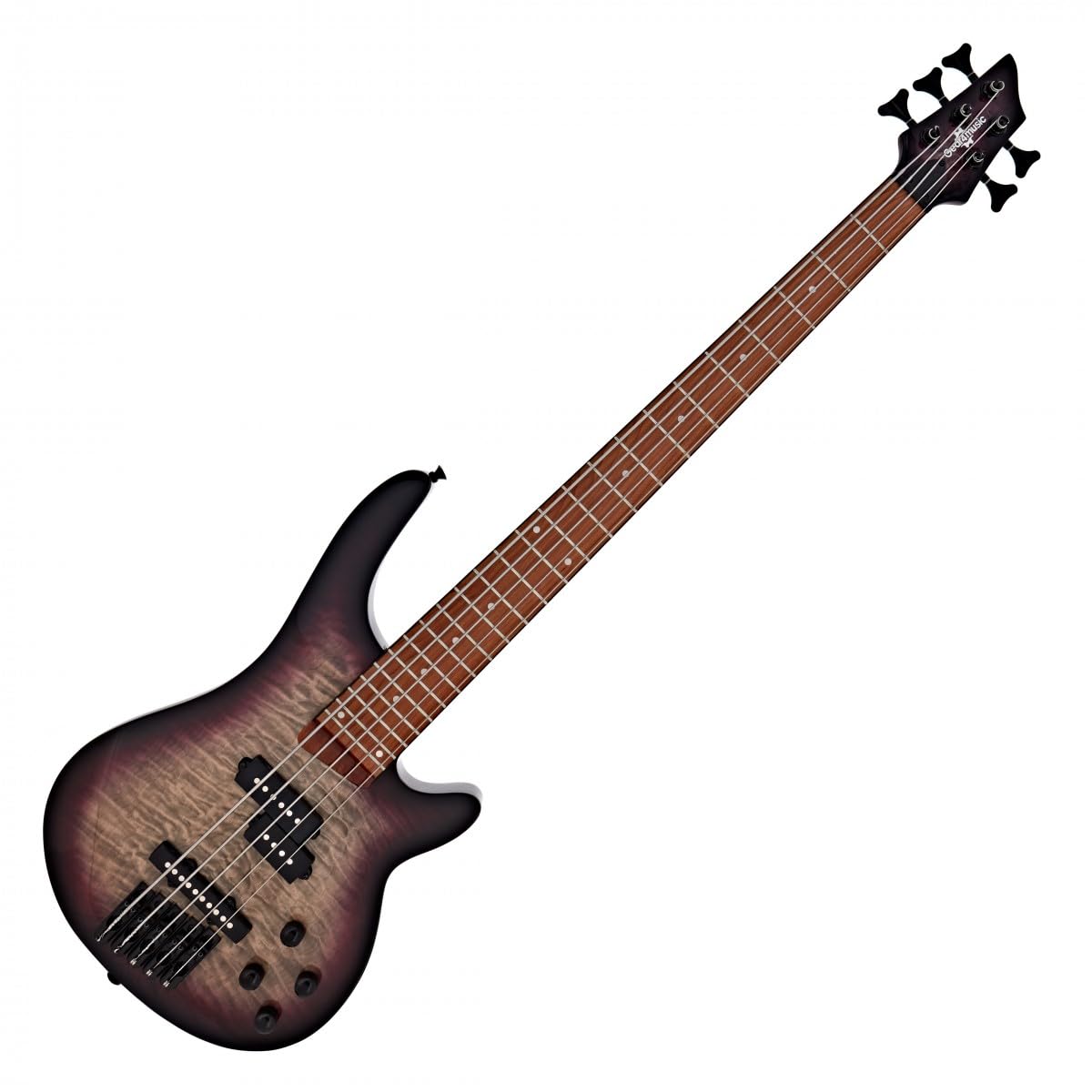 Bajo de 5 Cuerdas Chicago Select de Gear4music, Purple Burst