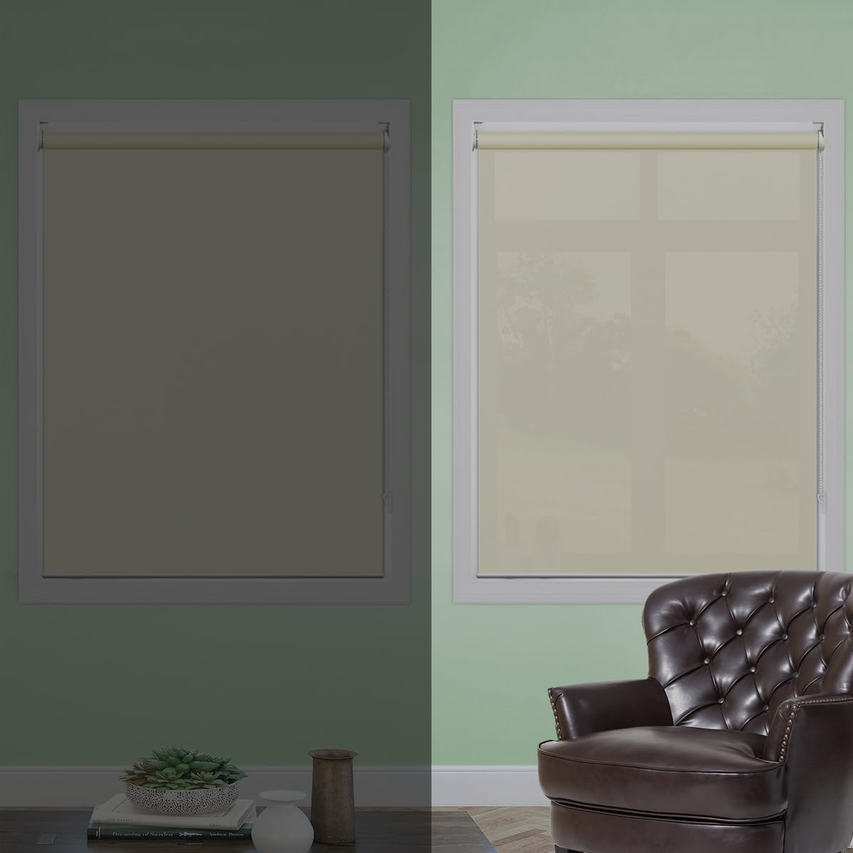 Amazon｜FHSBlinds ロールスクリーン ロールカーテン FHSBlinds