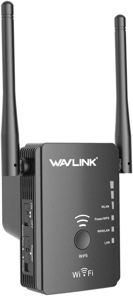 WAVLINK Wi-Fi Range Extender Repeater/Wireless Access Point/Router 3 in 1, 【2.4G 300Mbps】 Internet Signal Booster WiFi Amplifier for Whole Home WiFi Coverage, No WiFi Dead Zone for Working from Home