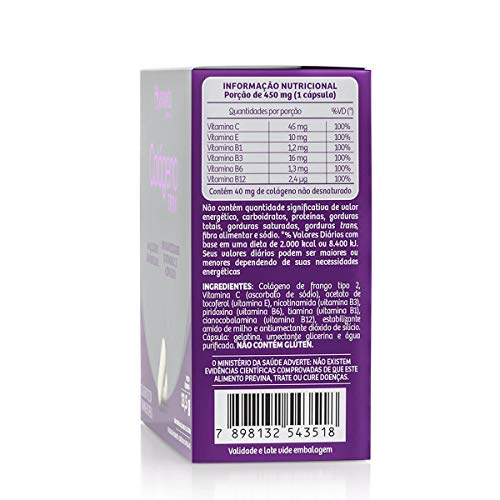 Colágeno Tipo II Sanavita 40mg c/ 30 Cápsulas