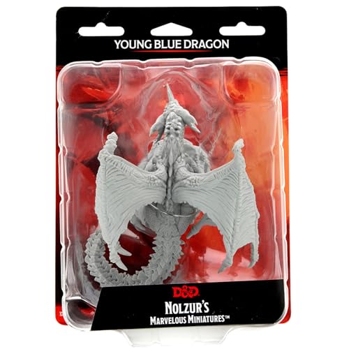 D&D Nolzur's Marvelous Unpainted Miniatures (W15) Young Blue Dragon