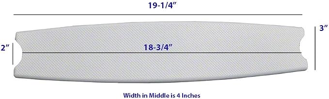 Peldaño universal para escalera con ancho de riel 18.75 pulgadas miniatura 2