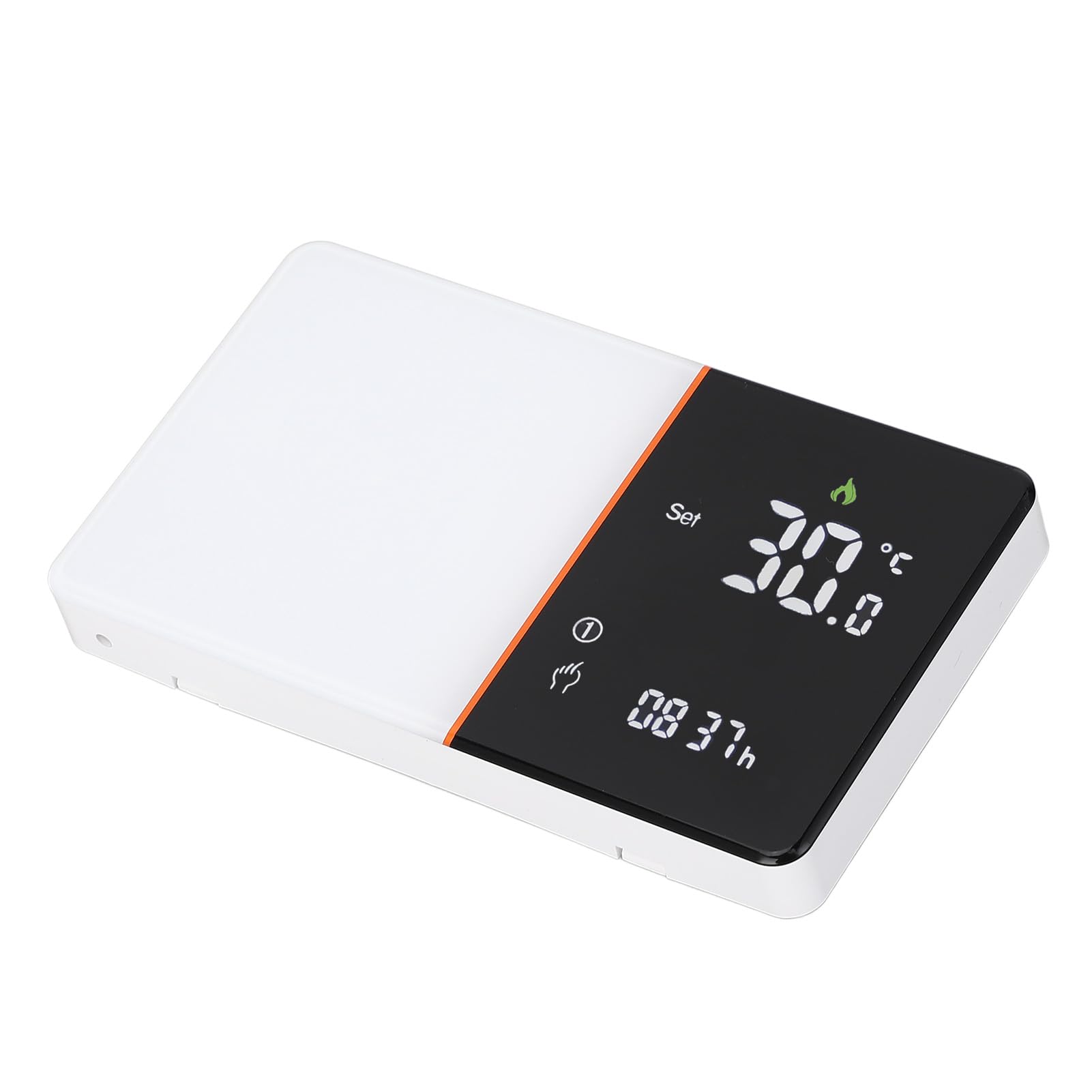 Jeffergarden Termostato Regolatore Intelligente della Temperatura per Riscaldamento a Pavimento, Schermo LCD Touch Control Display Digitale per la Casa 5+1+1 Timer Programmabile, Schermo LCD