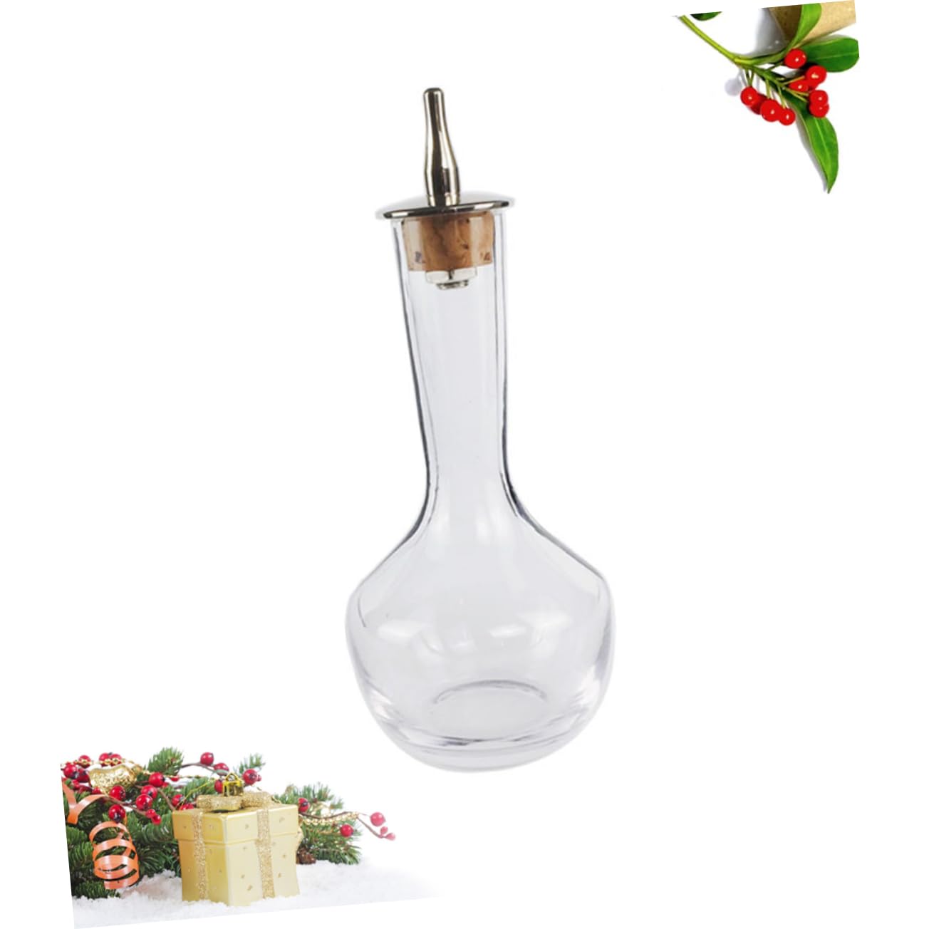 Decanter per vino rosso in cristallo, Mix Wine 90ml Decanter in vetro Whiskey Vodka Birra Dispenser Dimensioni compatte for feste Bar Uso domestico