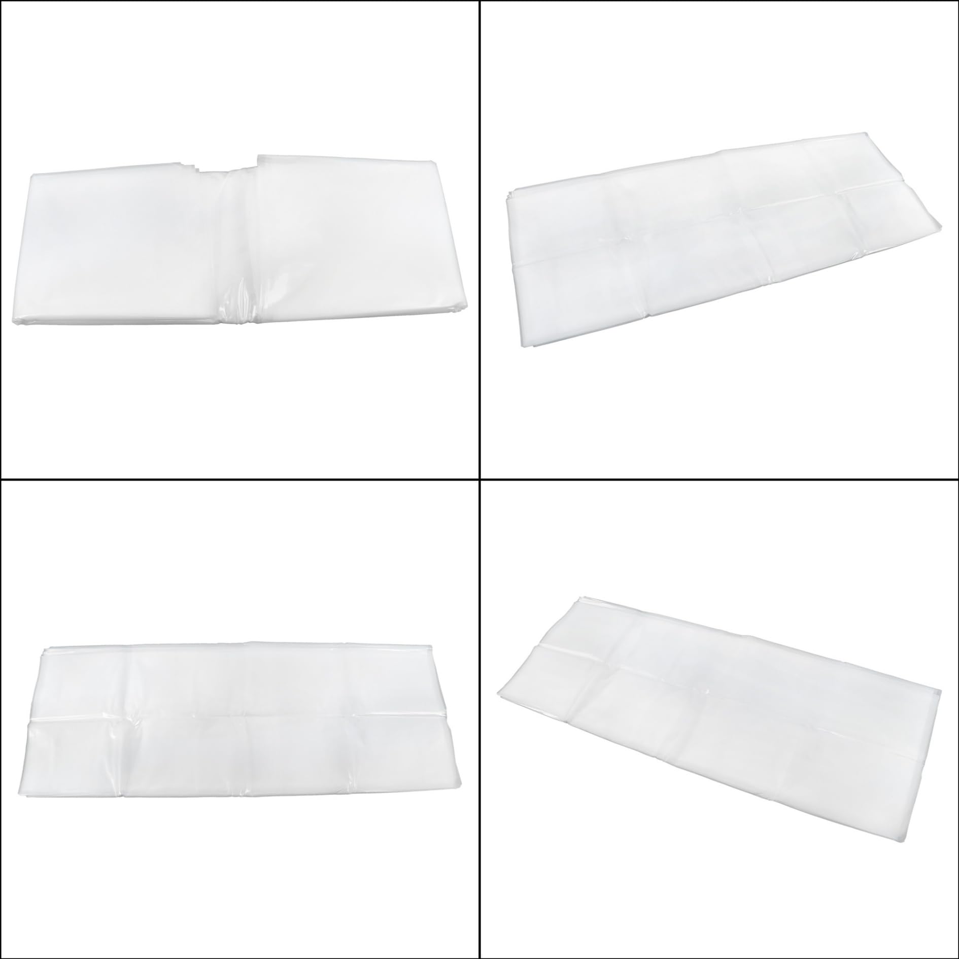 Película de plástico transparente para invernadero, 10 x 30 pies, película de plástico de invernadero de 6 mm de grosor, película de polietileno transparente