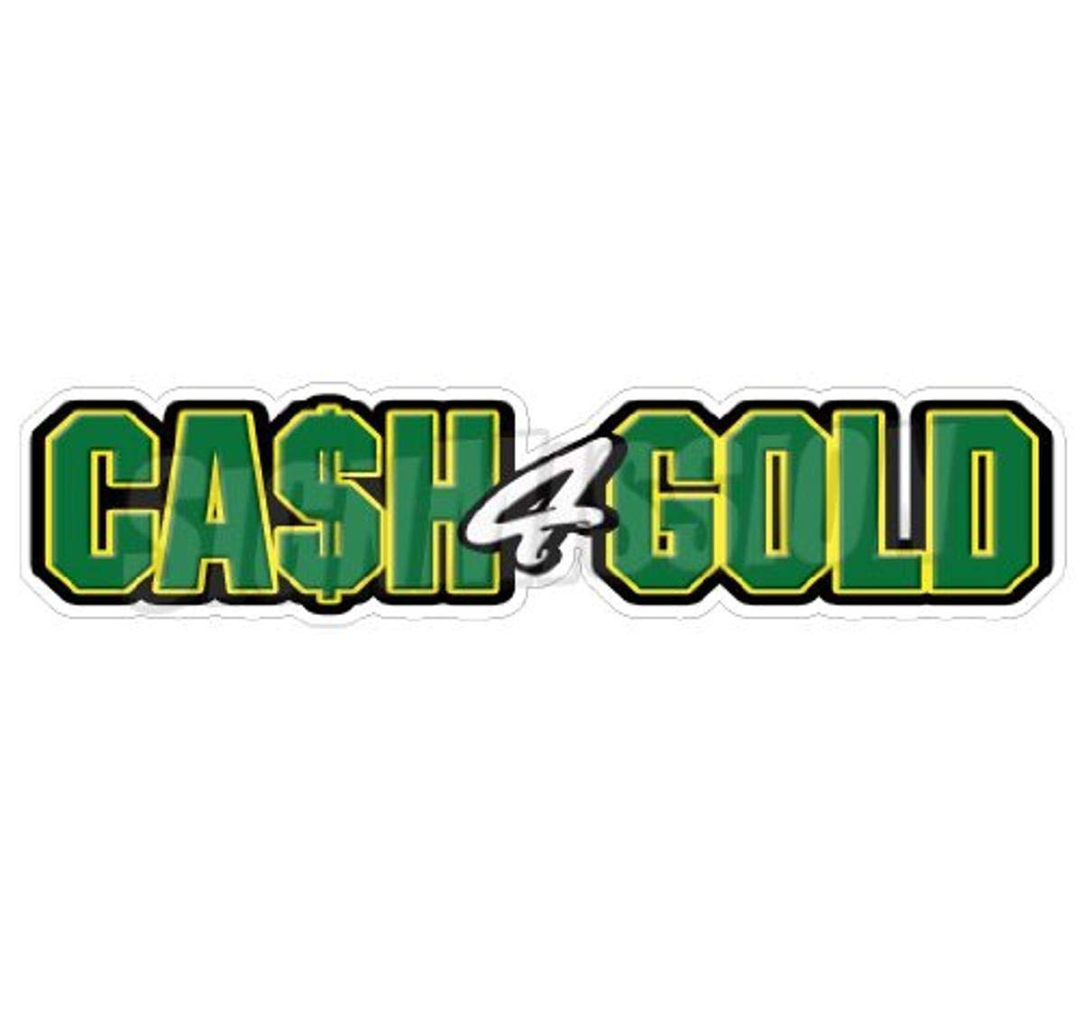 Cash for Gold Window Decal Jewelry Store Sign Signs