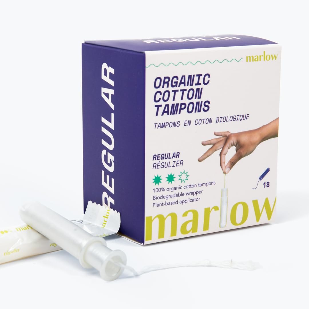 Award Winning 100 Organic Cotton Easy Glide Tampons with