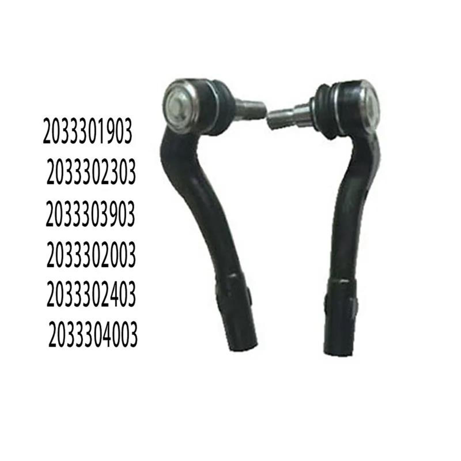 Braccetto Sospensione Estremità Tiranti Anteriori Esterne Set Per Mercedes Per Benz C230 C240 ​​C280 C320 C350 C55 Per AMG 2033301903 2033302303 2033303903 2033302003