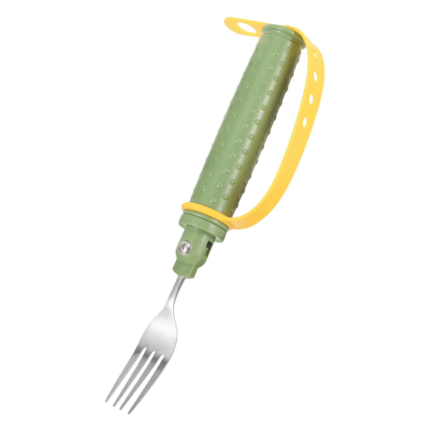 FRCOLOR Disabled Tableware Rotating Forks Disabled People Fork Weighted Fork Adaptive Swivel Forks Adaptive Fork Keychains for Women Non- Forks Elder Stainless Steel Abs Portable