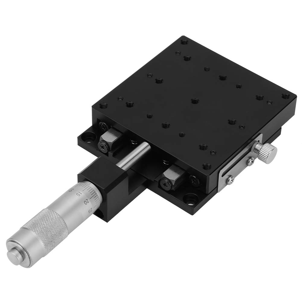 X Etapa Lineal, Deosdum X Y Tisch X Mikrometer Manuelle Feinabstimmung Kreuzrollen-Präzisions-Lineartische 80 X 80 Mm Mikrometer-Positionierungsschlitten