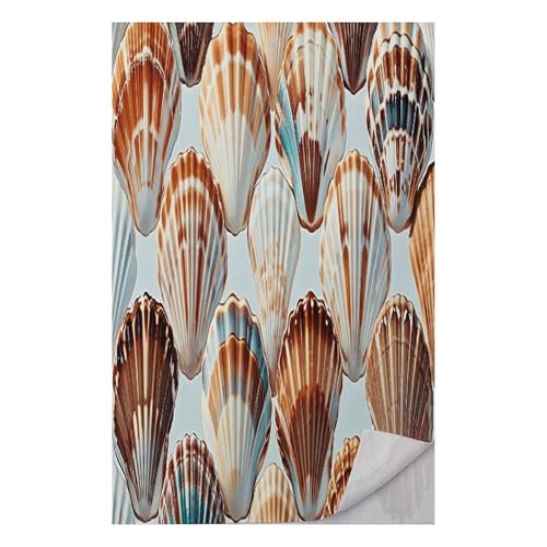 AQRJLPM Various Shell Patterns Quick Dry Towel Cold Fabric Workout Sweat Towels Highly Absorbing Odor-Free Travel Towel for Hot Yoga Tennis Running Exercise Working Out Camping