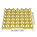 Egg Crate, 5PCS Flats 30 Cell Egg Crates Holder Tray Stackable Egg Cartons Hold Multiple Eggs Egg Tray Egg Cartons Home Farm Supplies for Storing, Sorting (Yellow)