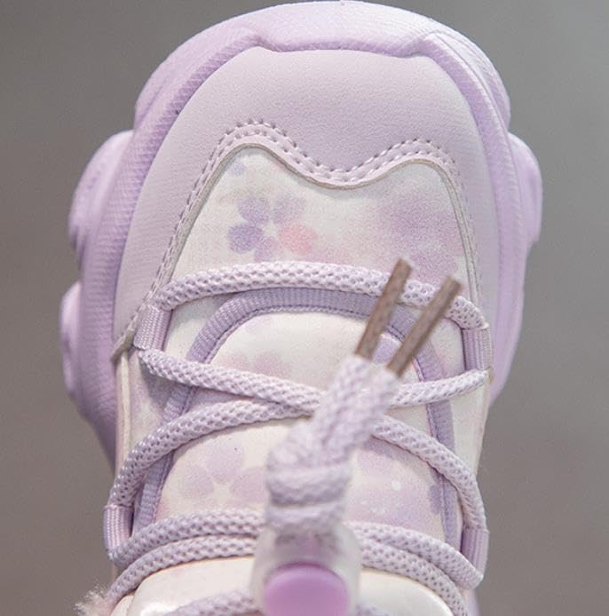 Cozy & Cute Girls'/boys Winter Snow Boots - Warm Fleece-Lined, High-Top Sneakers with Elastic Lace Closure for Outdoor Fun2