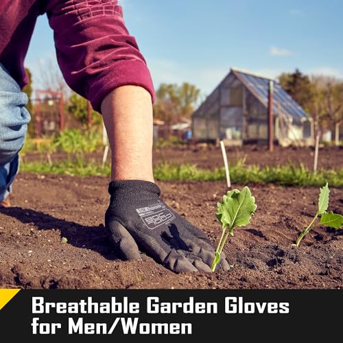 Image of COOLJOB 120 Pairs Safety Work Gloves Pack Bulk with Grip PU Coating