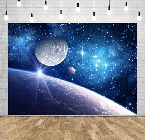 Telón de fondo BELECO 10x8ft galaxia universo para fotografía miniatura 4