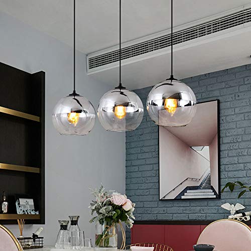 Suspension salon moderne dorée E27 lustre réglable pour chambre - 5