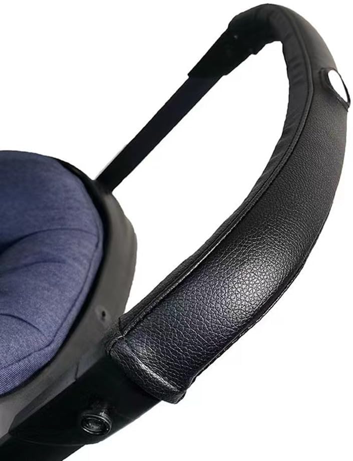 Removable Zipper PU Leather Handlebar Cover Sleeve Protect Case Compatible with Doona Car Seat & Strollers (Black)