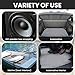 Nuanchu 78.7 x 47.2 Inch Light Gray Underfelt Carpet for Speaker Sub Box, RV, Boat, Marine, Auto, Truck, Car Trunk, Door Liner, Desk