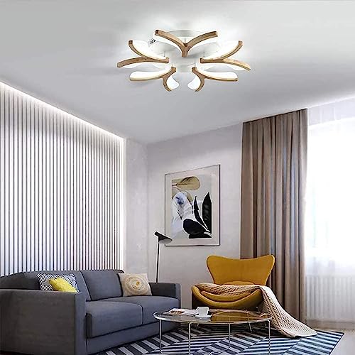 Lustre de plafond LED design fleur pour chambre chaleureuse - 4
