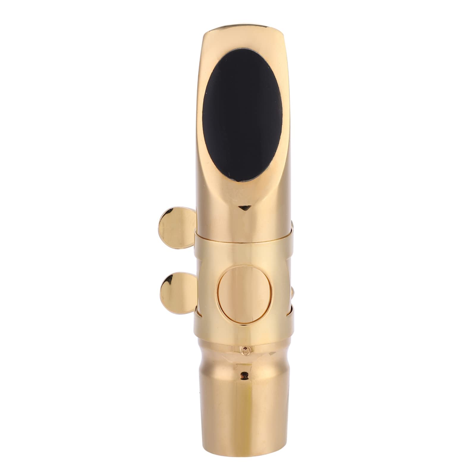 Boquilla para saxofn alto Eb Alto, boquilla de latn 6C para saxofn alto con almohadillas para