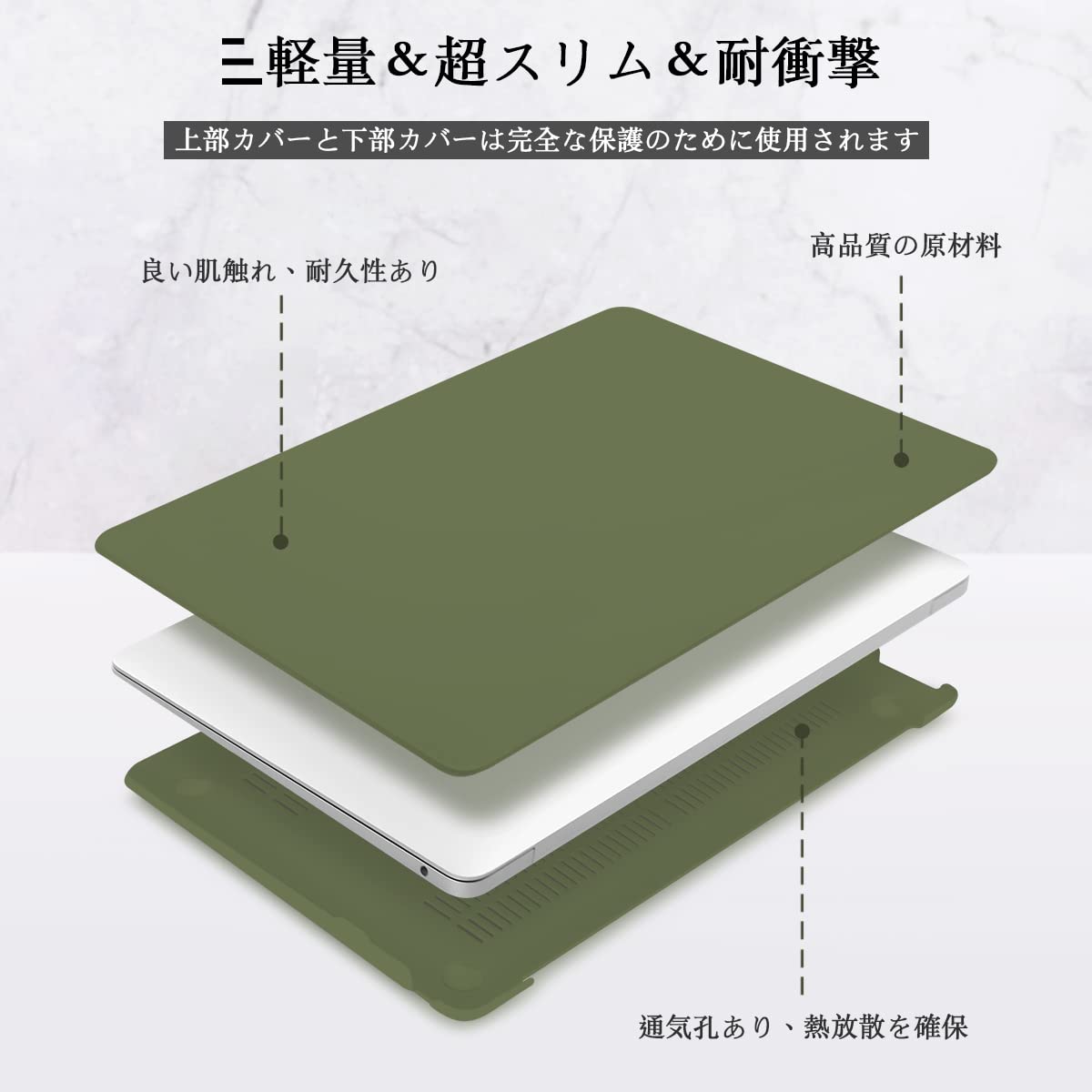 Amazon.co.jp: CISSOOK MacBook Pro 13 インチ ケース アボカド
