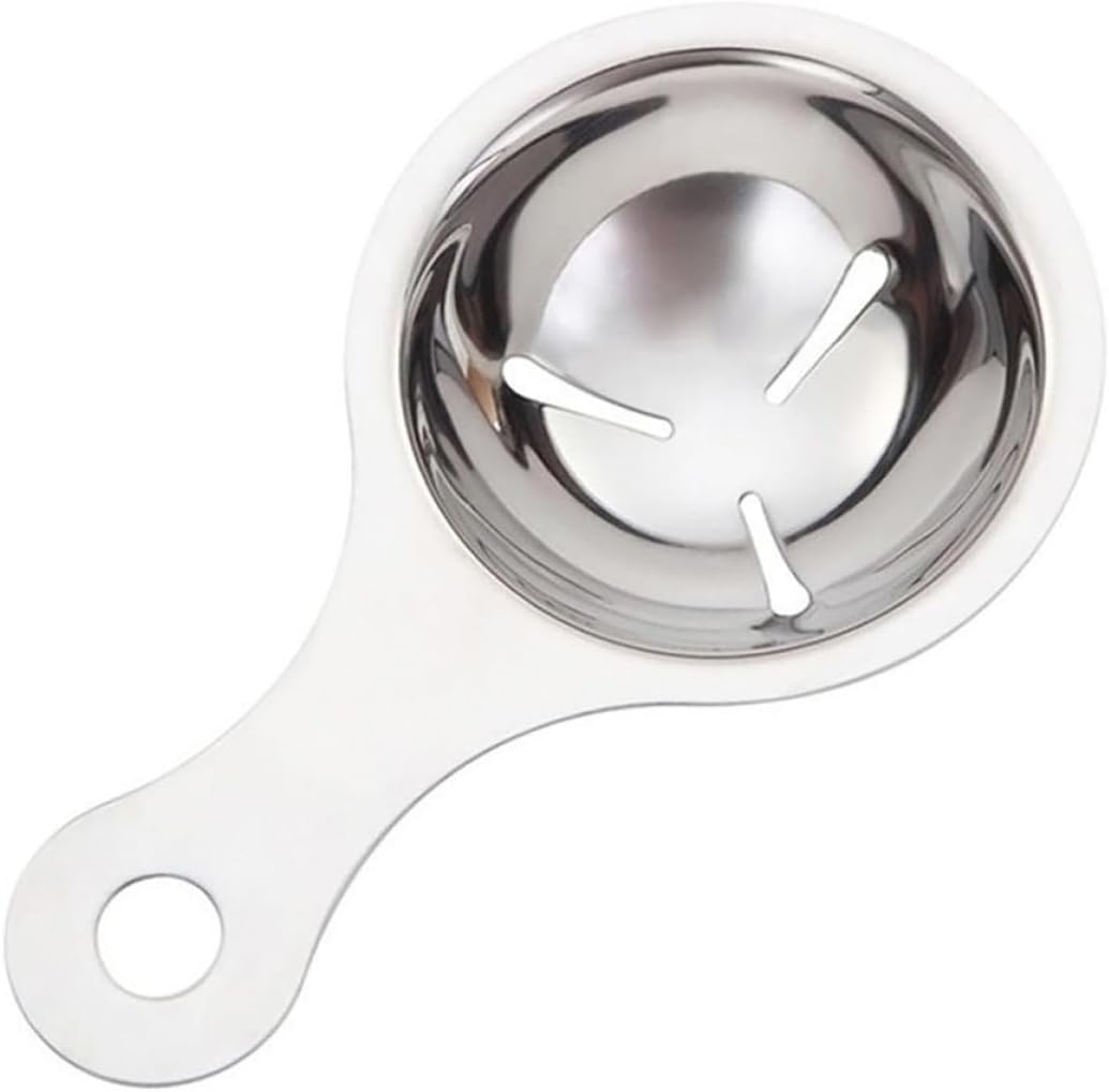 SOLUSTRE Stainless Steel Egg Yolk Separator White Yolk Extractor Kitchen Gadget Non-stick Strainer for Cooking and Baking Easy to Clean Tool for Home and Professional Chefs