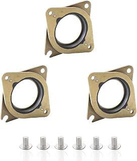 Houkr NEMA 17 Stepper Steel Motor Damper and Rubber Vibration Damper with M3 Screw for Creality CR-10, 10S 3D Printer, CNC Router (3 Pack)