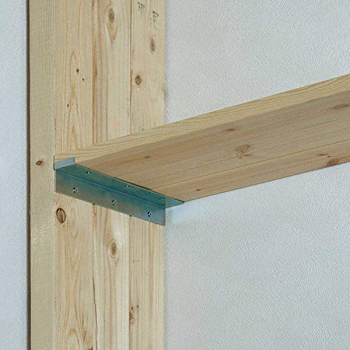 WAKI Walist 棚受金具 3枚用 ユニクロメッキ 267mm 2個入 WAT-104